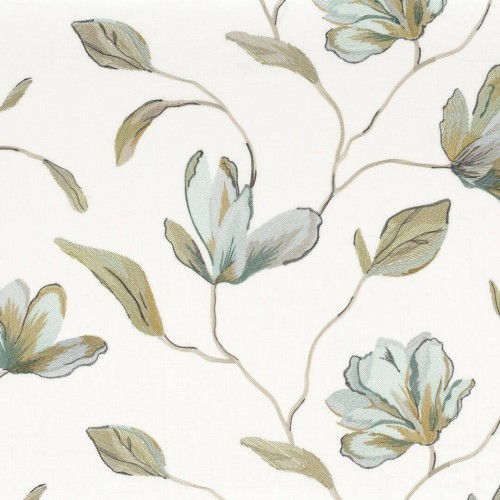 Tkanina haftowana w kwiaty magnolii Camengo 49170290 Magnolia