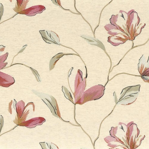 Tkanina haftowana w kwiaty magnolii Camengo 49170585 Magnolia
