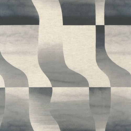 Tkanina z geometrycznym wzorem Camengo 49470328 Hyalin Evanescence