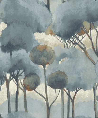 Tapeta drzewa Casadeco SENT 200926312 Foret Des Landes Sentier Des Dunes