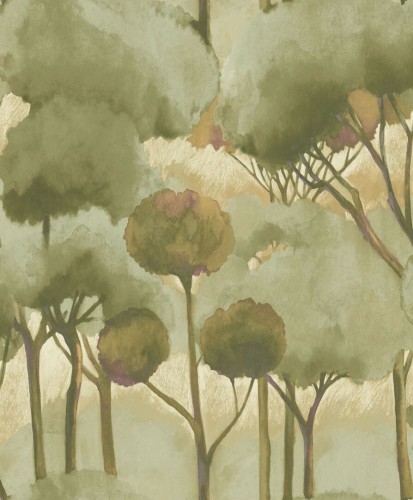 Tapeta drzewa Casadeco SENT 200927530 Foret Des Landes Sentier Des Dunes