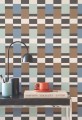 Tapeta geometryczna w stylu retro Casadeco GAME 200627202 Chess Game Color Game