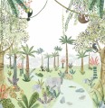 Mural dżungla Casadeco OUTD 200697509 L In The Heart Of The Jungle Once Upon A Time 2