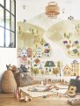 Mural krajobraz wioski Casadeco OUTD 200713603 M Welcome To The Village Once Upon A Time 2