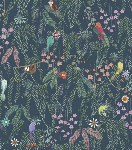 Tapeta tropikalny las Casadeco OUTD 200756909 Tropical Forest Once Upon A Time 2