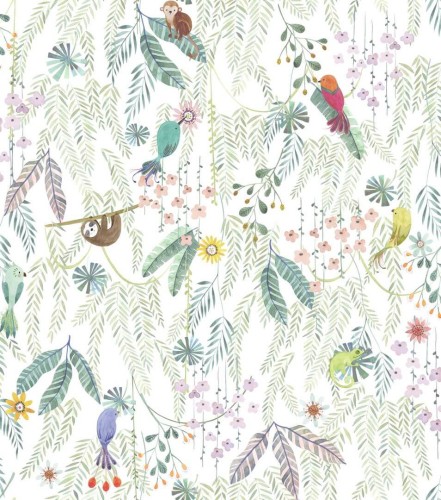 Tapeta tropikalny las Casadeco OUTD 200757447 Tropical Forest Once Upon A Time 2