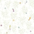 Tapeta ptaszki i kwiatki Casadeco OUTD 200787117 Tropical Birds Once Upon A Time 2