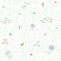 Tapeta meduzy i koralowce Casadeco OUTD 200816767 Companions Of The Sea Once Upon A Time 2