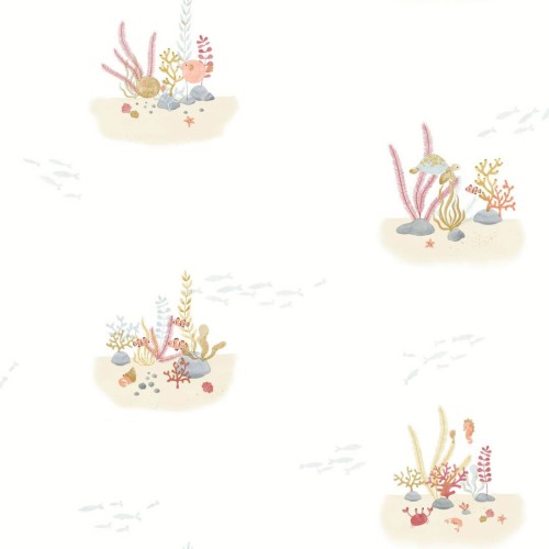 Tapeta koralowce i rybki Casadeco OUTD 200828228 Coral Reef Once Upon A Time 2