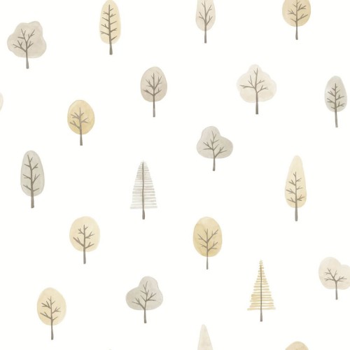 Tapeta drzewa Casadeco OUTD 200861991 Walk In The Park Once Upon A Time 2