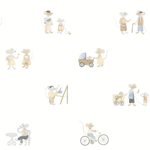 Tapeta myszki Casadeco OUTD 200871919 Neighbors Of The Village Once Upon A Time 2