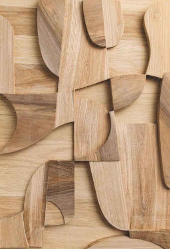 Mural drewniana geometria Caselio RLF 106192027 L Marquetery Reliefs