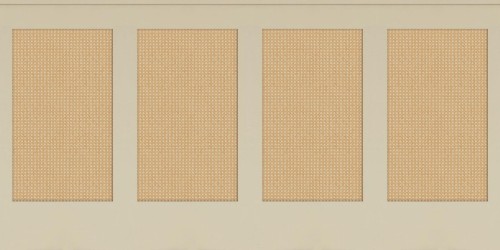 Mural jak boazeria z rattanową plecionką Caselio RLF 106231000 Canework Base S Reliefs