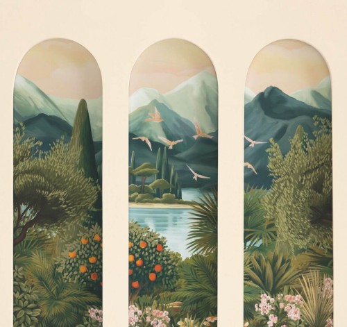 Mural krajobraz natury i architektura Caselio RLF 106327237 S Landscape Arch Reliefs