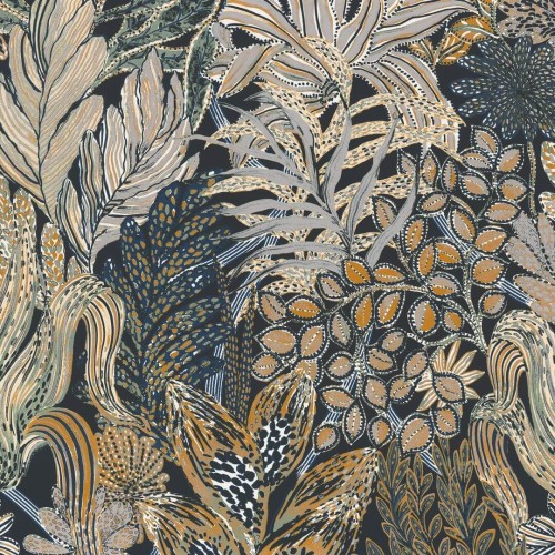 Tapeta tropikalne liście Casamance 74320324 Borromee Jardin Felicia