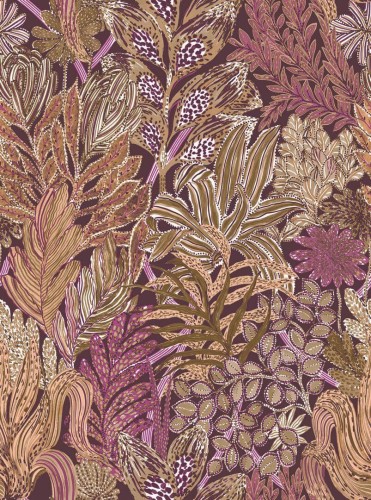 Tapeta tropikalne liście Casamance 74321038 Borromee Jardin Felicia