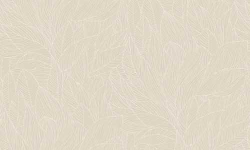 Tapeta liście Casamance 76602242 Hosta Jardin Felicia - 106 cm szer.