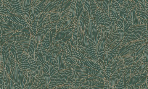 Tapeta liście Casamance 76602650 Hosta Jardin Felicia - 106 cm szer.