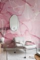 Fototapeta marmur różowa Rebel Walls R19510 Opulence Magenta