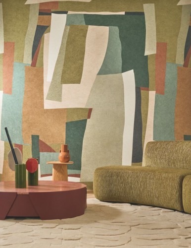 Mural abstrakcyjny geometryczny Casamance 71570204 Vernissage Exploration