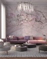 Fototapeta kwitnące gałęzie magnolii Wonderwall Belezza 35032608