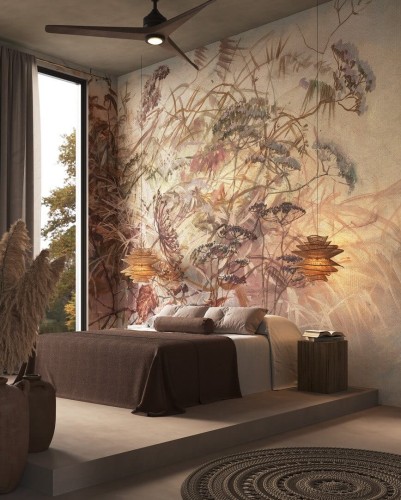 Fototapeta artystyczne polne kwiaty Wonderwall Faro 35063702