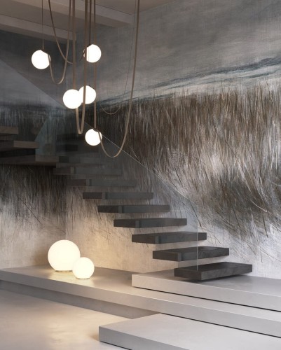 Fototapeta Wonderwall Frozen 35064401 zimowy krajobraz wydmy morze 