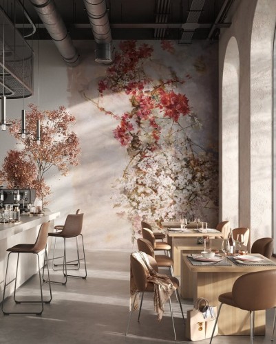 Fototapeta artystyczne kwiaty Wonderwall Pia 35033105