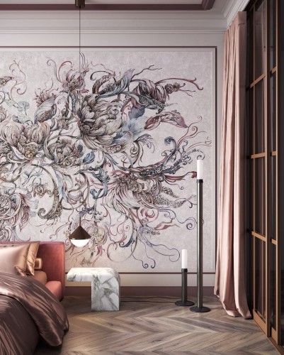 Fototapeta roślinny ornament Wonderwall Spello 35031201