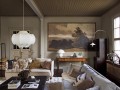 Tapeta minimalistyczna imitująca tkaninę Boras Tapeter 6123 Canvas Oyster Shades
