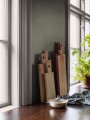 Tapeta minimalistyczna imitująca tkaninę Boras Tapeter 6130 Canvas Olive Shades