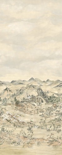 Mural w stylu chinoiserie Cole & Son Japanese Chinoiserie 126/5016 Shinrin Yoku