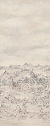 Mural w stylu chinoiserie z sizalu Cole & Son Japanese Chinoiserie – Grasscloth 126/5017 Shinrin Yoku