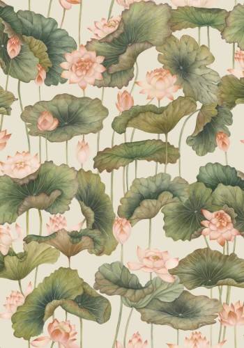Tapeta lilie wodne Cole & Son Lily Lotus 126/9032 Shinrin Yoku