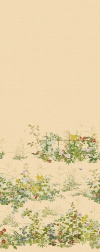 Mural polne kwiaty Cole & Son Scenic Flora Japanese Paperweave 126/7025 Shinrin Yoku