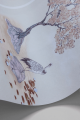 Tapeta sceny japońskiego ogrodu Cole & Son Tile Toile 126/10037 Shinrin Yoku