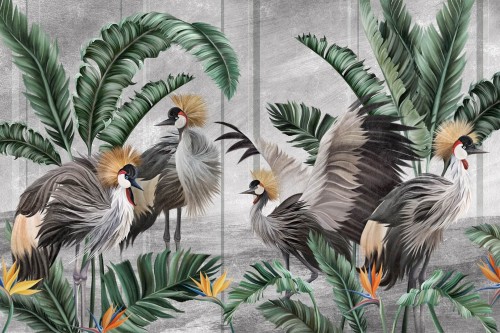 Fototapeta żurawie Lorenso TPA 0624 0096 04 Cabird