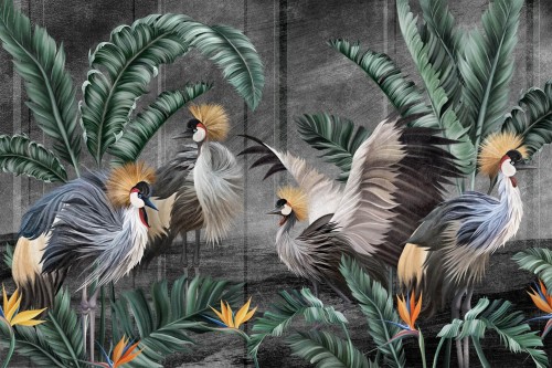 Fototapeta żurawie Lorenso TPA 0624 0096 06 Cabird