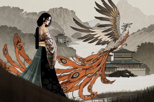 Fototapeta w azjatyckim stylu Lorenso TPA 0824 0101 03 Xiango