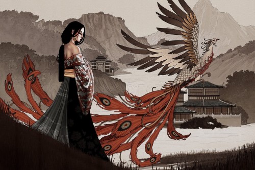 Fototapeta w azjatyckim stylu Lorenso TPA 0824 0101 04 Xiango