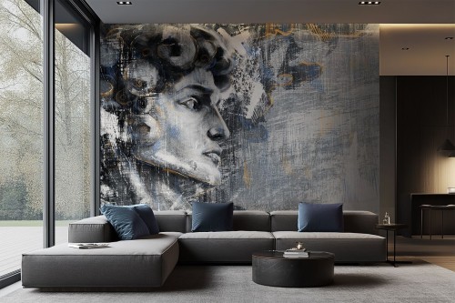 Fototapeta posąg twarz Lorenso TPA 1024 0110 00 Davius