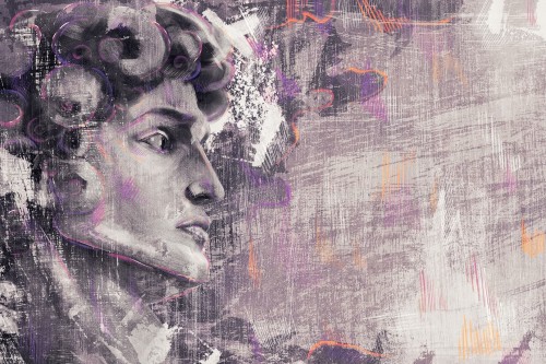 Fototapeta posąg twarz Lorenso TPA 1024 0110 01 Davius