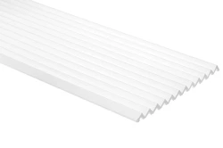 Panel ścienny 3D trójkąty malowany na biało WP003P Vivid Mardom Decor - wys. 270 cm