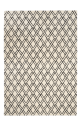 Dywan wełniany z geometrycznym wzorem BROOKLYN BLACK Handmade Collection Carpet Decor Fargotex