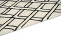 Dywan wełniany z geometrycznym wzorem BROOKLYN BLACK Handmade Collection Carpet Decor Fargotex