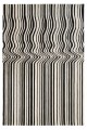 Dywan abstrakcyjne prążki DRAFT BLACK Handmade Collection Carpet Decor Fargotex