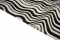 Dywan abstrakcyjne prążki DRAFT BLACK Handmade Collection Carpet Decor Fargotex
