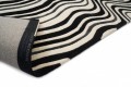 Dywan abstrakcyjne prążki DRAFT BLACK Handmade Collection Carpet Decor Fargotex