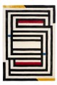 Dywan nowoczesny labirynt MAZE BLACK Handmade Collection Carpet Decor Fargotex
