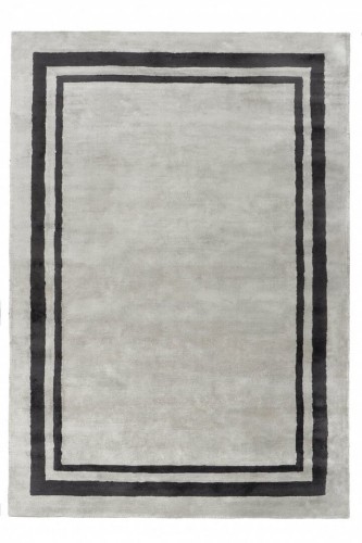 Dywan wiskozowy szary STRADA GRAY Handmade Collection Carpet Decor Fargotex